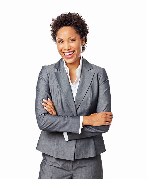 istock Confident Businesswoman Portrait - Isolated 184146699