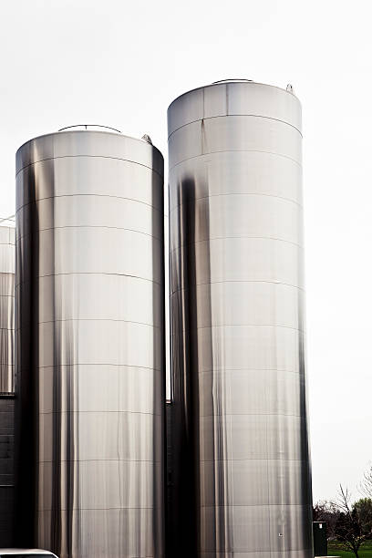 istock Chemical silos used in food storage 184146815