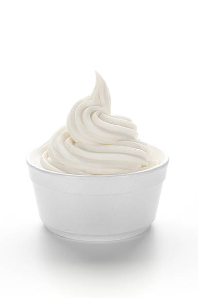 frozen iogurte - iogurte gelado - fotografias e filmes do acervo