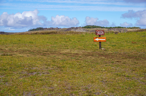 A sign advertises land acreages for lease. 