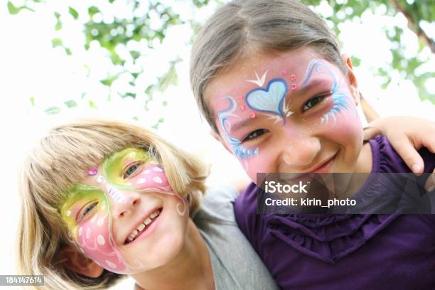 Face Paited Kids Stock Photo - Download Image Now - Summer, Celebration Event, Child