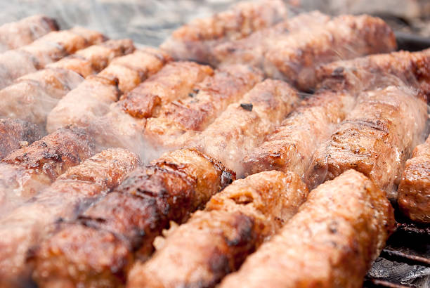 istock Romanian traditional food mici/mititei (Romanian sausage) 184148162
