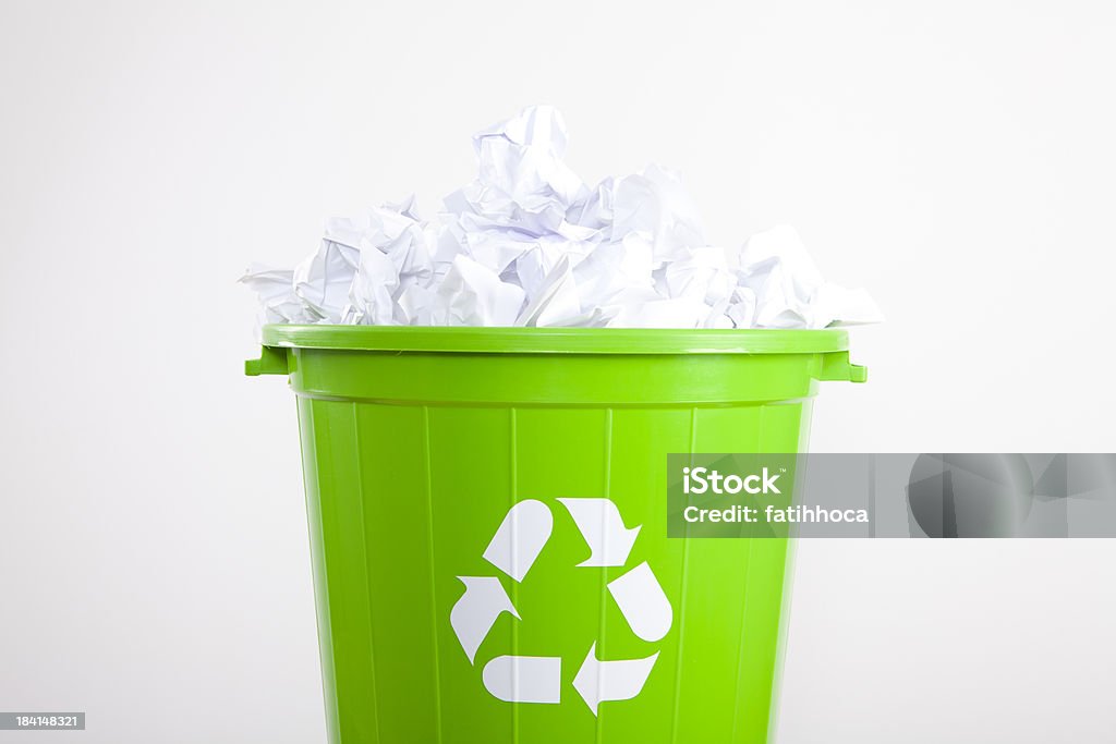 Wastepaper - リサイクル箱のロイヤリティフリーストックフォト
