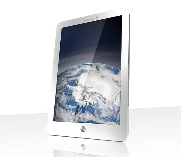 Biały Tablet PC – zdjęcie