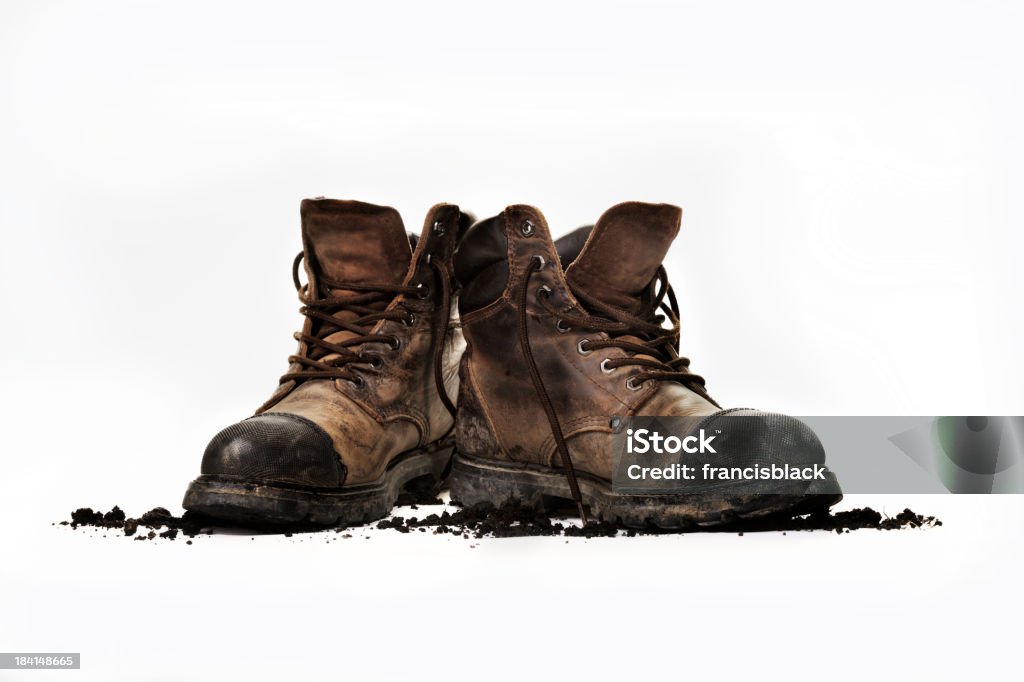 Рабочие ботинок - Стоковые фото Обувь роялти-фри