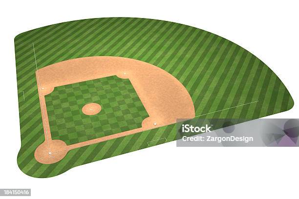 Photo libre de droit de Terrain De Baseball banque d'images et plus d'images libres de droit de Terrain de baseball - Terrain de baseball, Home Base - Sports, Monticule du lanceur de baseball