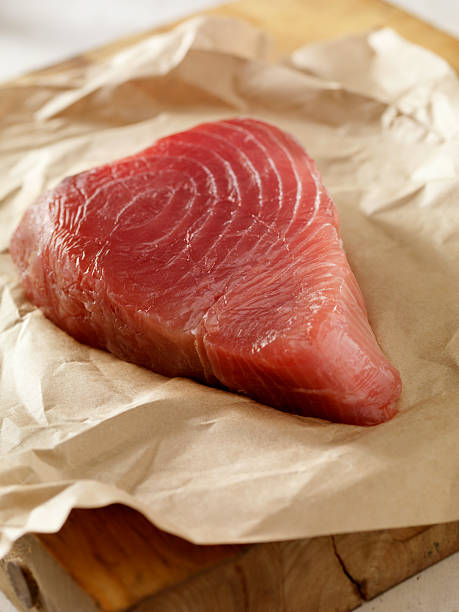 istock Raw Ahi Tuna Steak fresh from the Market 184151228