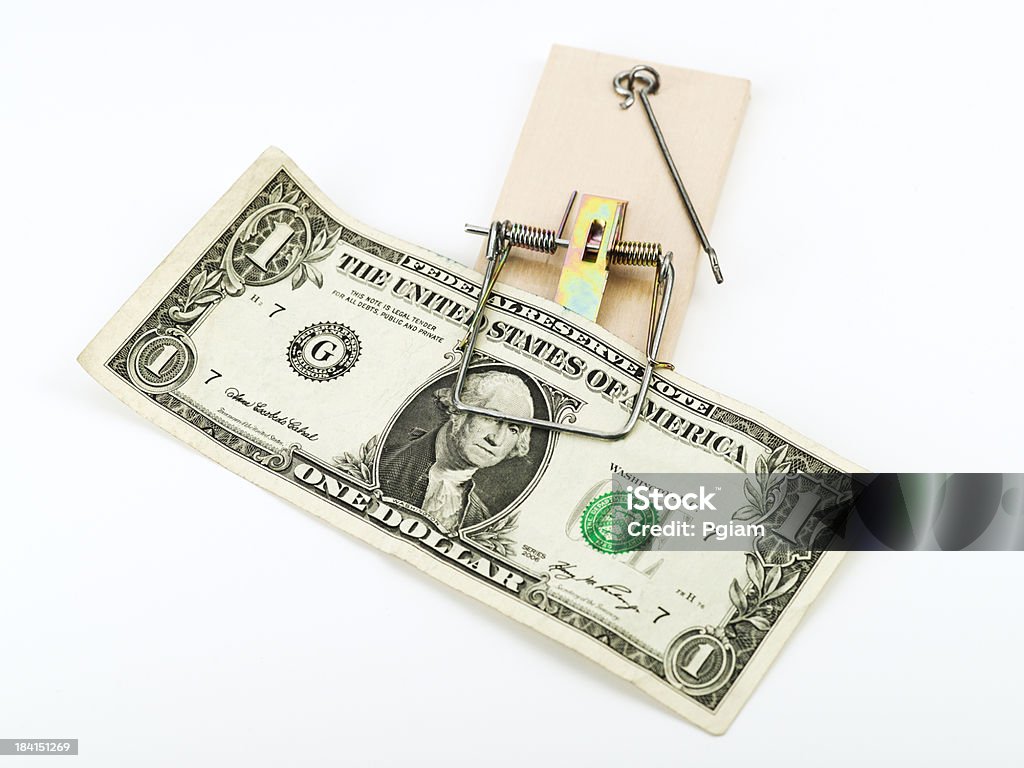 マウストラップで、紙幣 - ネズミ捕りのロイヤリティフリーストックフォト