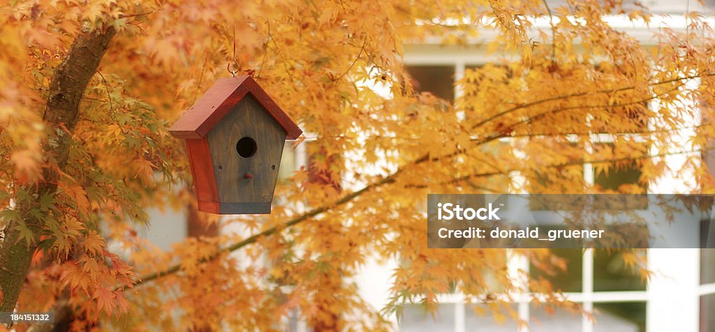 Autumn Birdhouse  Autumn Stock Photo