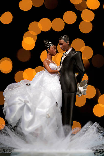 istock African American Wedding Cake Topper 184151540