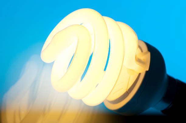 istock Close up of a fluorescent light bulb 184151709