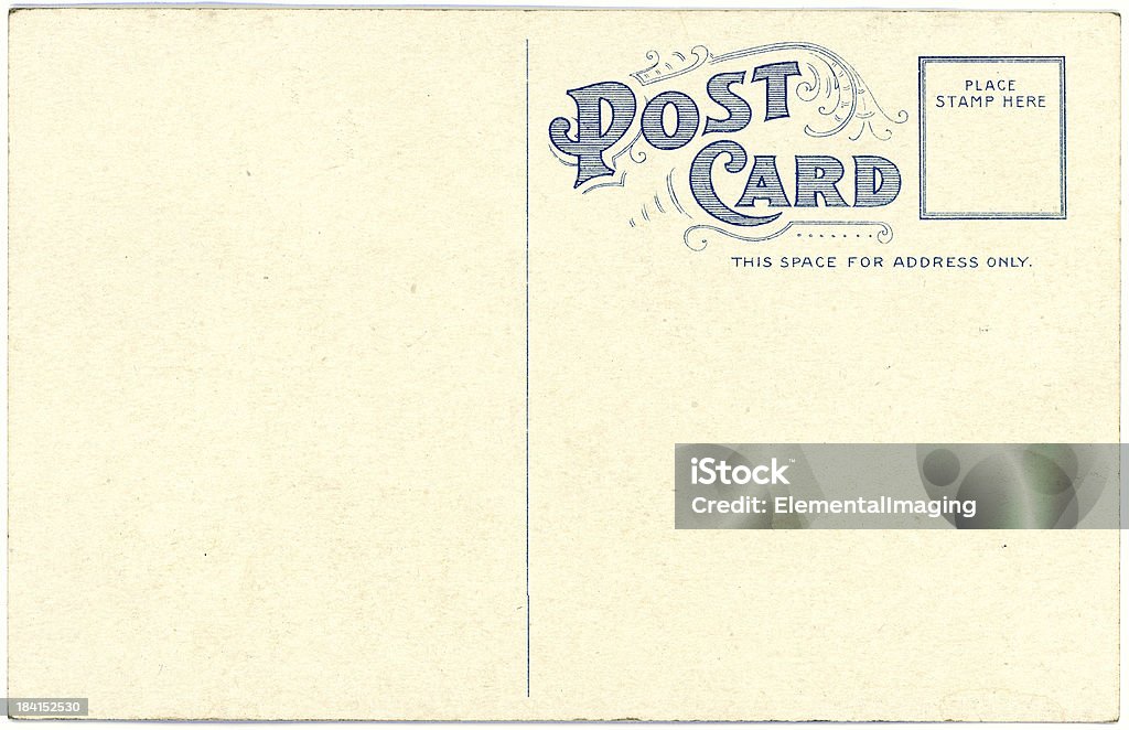 Immagine di sfondo retrò di una cartolina Retro Vintage antico - Foto stock royalty-free di Cartolina postale