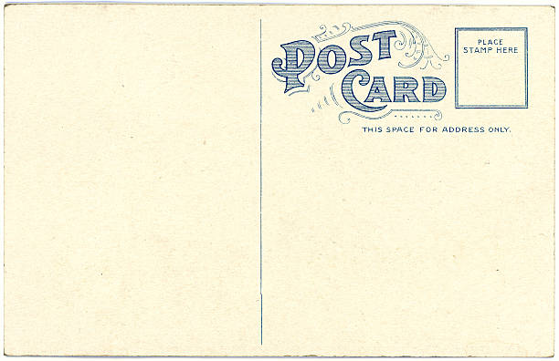 imagem de um fundo retro vintage, antigo cartão postal de - isolated isolated on white copy space antique imagens e fotografias de stock