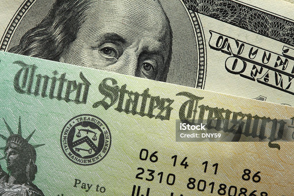 Estados Unidos Tesouraria - Royalty-free Imposto Foto de stock