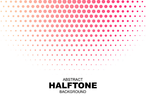 Modern Abstract Halftone Dots Background