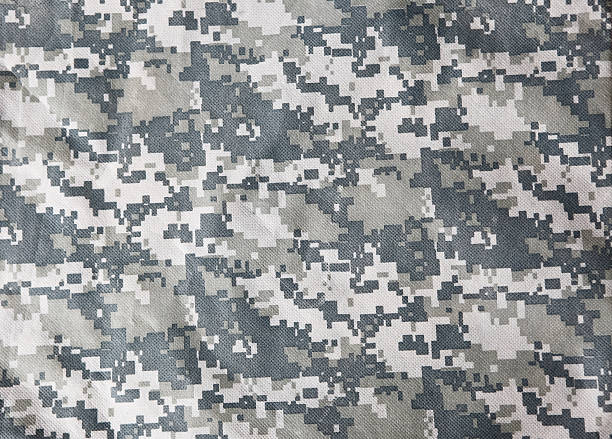 moderne military uniform (acu) camouflage-hintergrund. - camouflage stock-fotos und bilder
