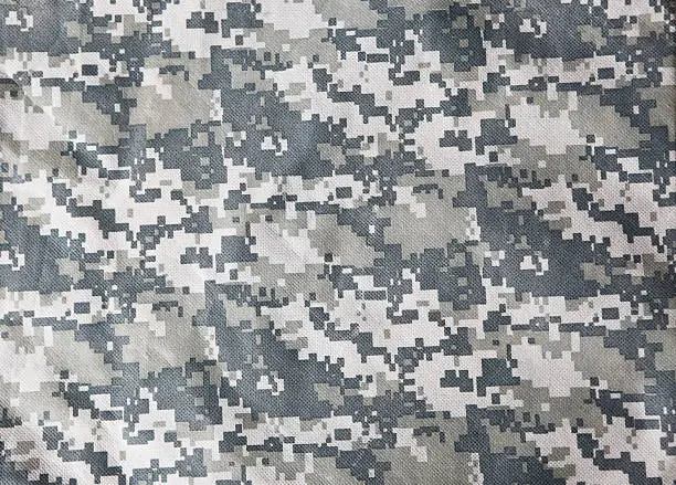Advanced Combat Uniform Camouflage style used by modern military. 