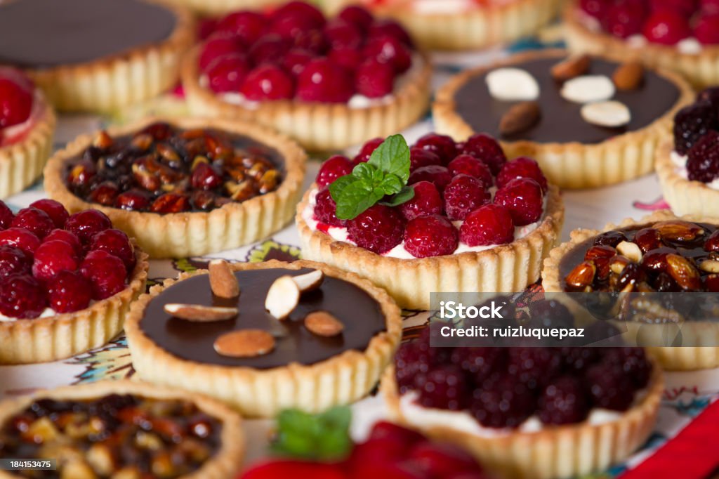 Tentador pastries e empadas - Royalty-free Tarte de Fruta Foto de stock