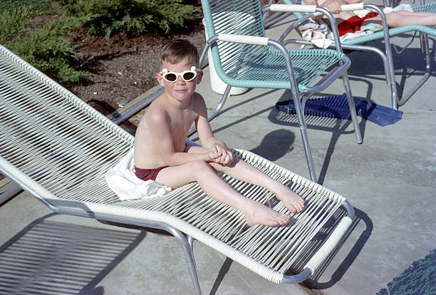 Stylish '60's Sunglasses stock photo