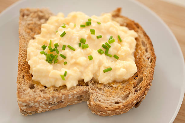 9,600+ Scrambled Egg On Toast Stock Photos, Pictures & Royalty-Free