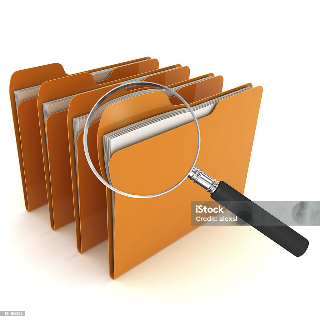 Ricerca di File - Foto stock royalty-free di Archiviare documenti