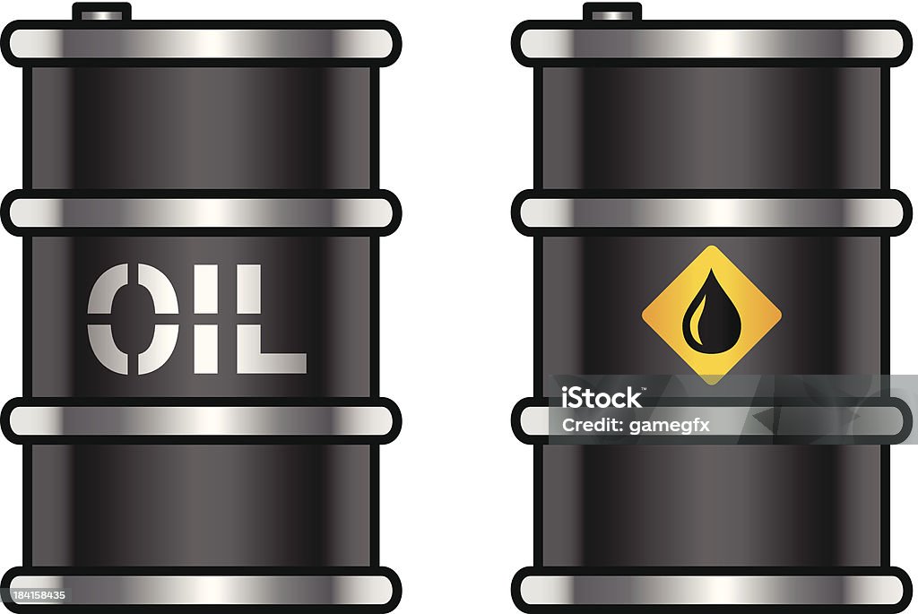 Barrel Öl - Lizenzfrei Behälter Vektorgrafik