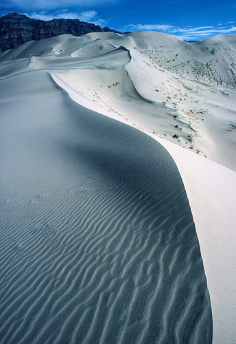 The Eureka Valley Sand Dunes are located in the southern part of Eureka Valley. Inyo County, California.