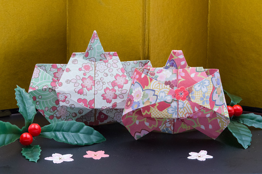 Hina dolls made from origami