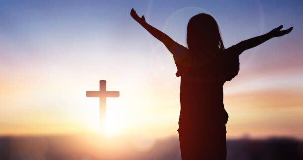 istock Human hands open palm up worship 1841647466
