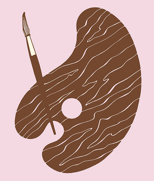 Artist Palette and Brush