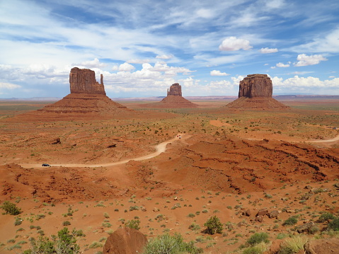 Monument Valley Rock Formations in Afternoon