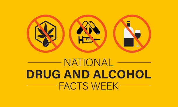 istock National Drug and Alcohol Facts Week vector template. Promoting Awareness and Prevention with Informative Graphics and Support Resources. background, banner, card, poster design. 1841706965
