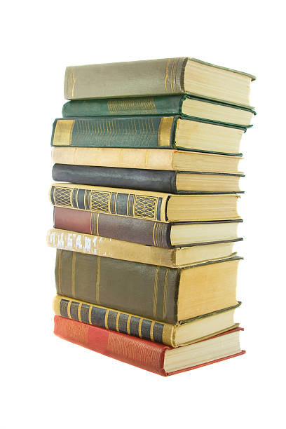istock Stack of books isolated on the white background 184174430
