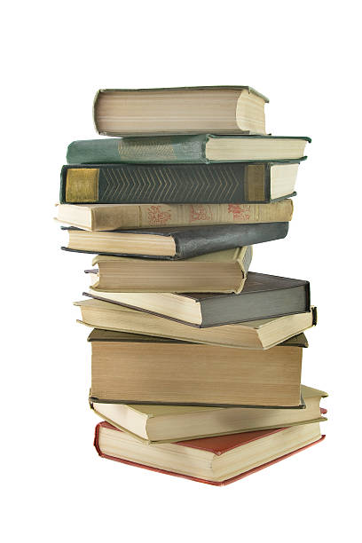 istock Stack of books isolated on the white background 184175423