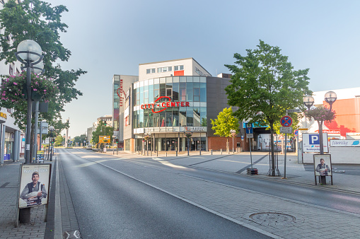Hanau, Germany - June 25, 2023: City Center shopping mall in Hanau.
