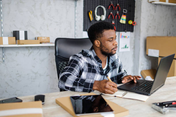 istock Small business owner takes an orders from customers 1841851066