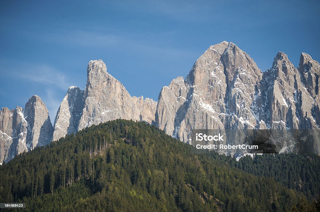 Dolomite montagne tirolesi regione d'Italia - Foto stock royalty-free di Albero