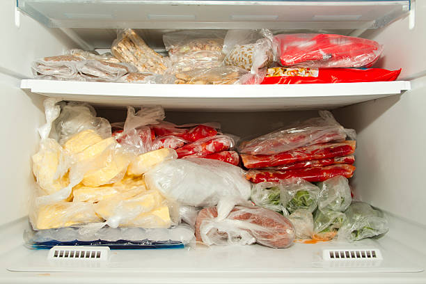 istock Healthy food in the refrigerator, deepfreezer 184189159
