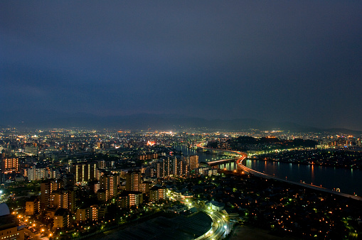 Night view of Seoul from Namhansanseong