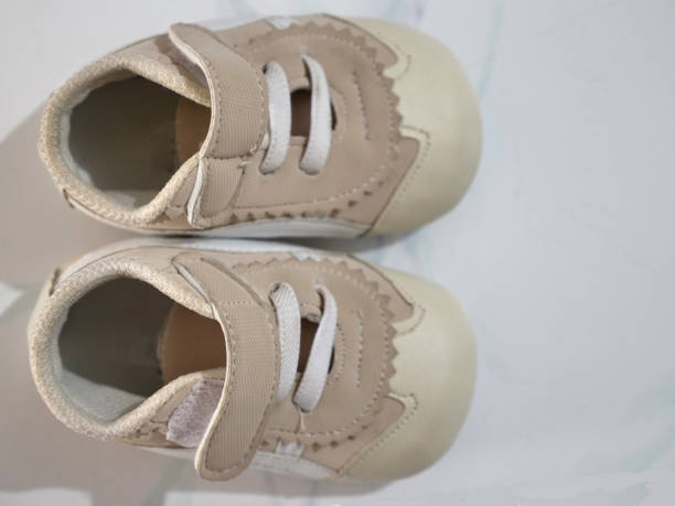 istock Infant baby shoes 1841914090