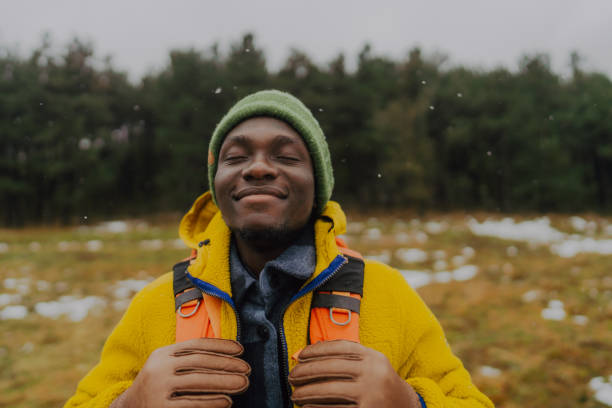 Portrait of a young male hiker