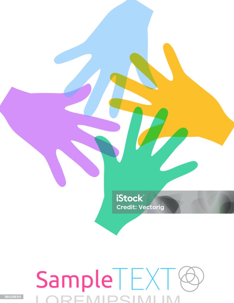 Ręce. - Grafika wektorowa royalty-free (Adopcja)