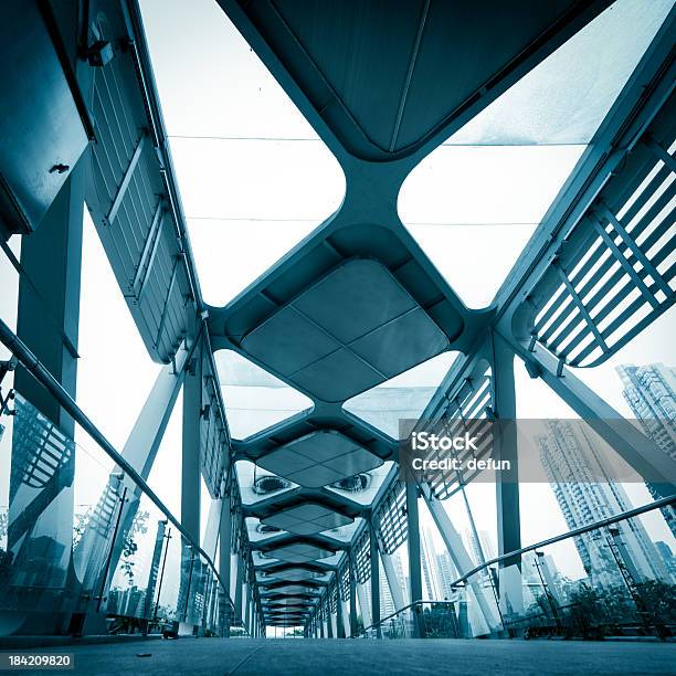 Foto de Cidade Urbana Moderna Plataforma De Arquitetura Ponte e mais fotos de stock de Abstrato