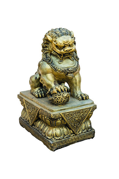 istock Ancient traditional Chinese god isolated in white 184210310