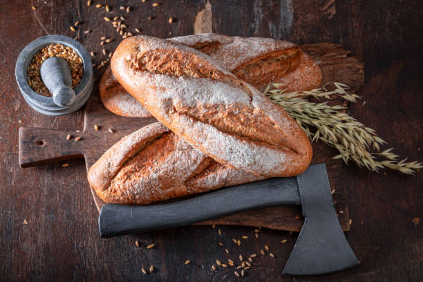 istock Homemade lumberjack bread as source of fiber. 1842103375