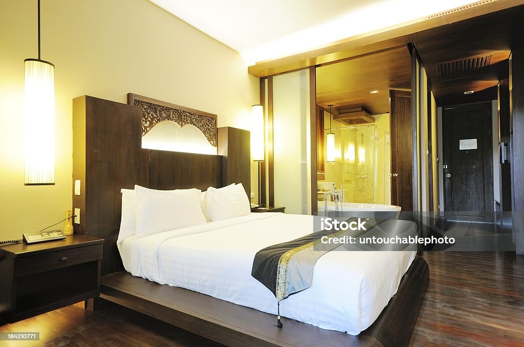 Quarto de Hotel em repouso - Royalty-free Aconchegante Foto de stock