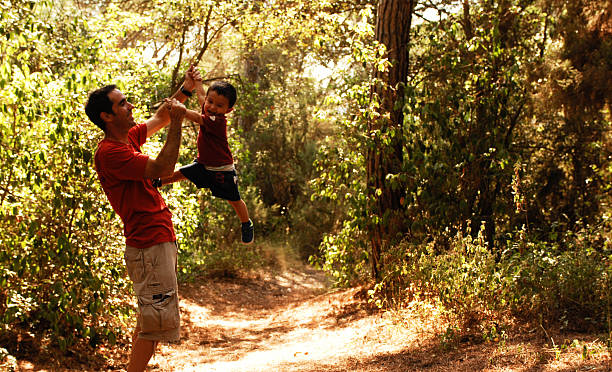 istock Father and Son in the mountain 184213680