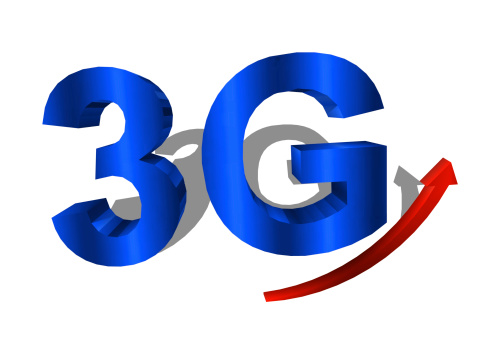 3G symbol on white background
