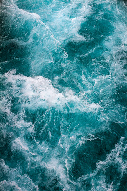 istock Mountain River, Rushing Water Flowing Texture, New Zealand 184216432
