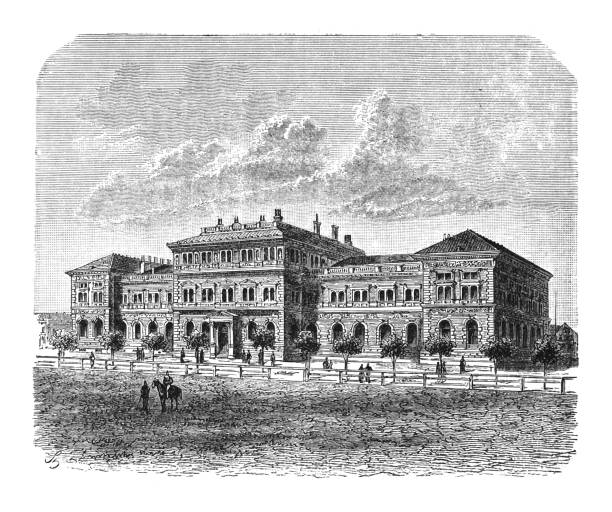 istock Museum of Applied Arts in Vienna (Austria) - Vintage engraved illustration 1842170955